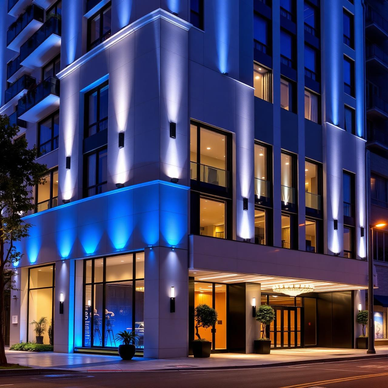 Luxury multifamily building
